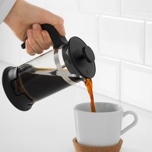 5 for $25- French Press Coffee Maker- Glass and Stainless Steel 13.5oz/0.4litre